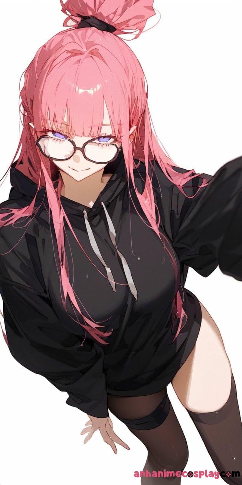 anime nữ đeo kính cuốn hút