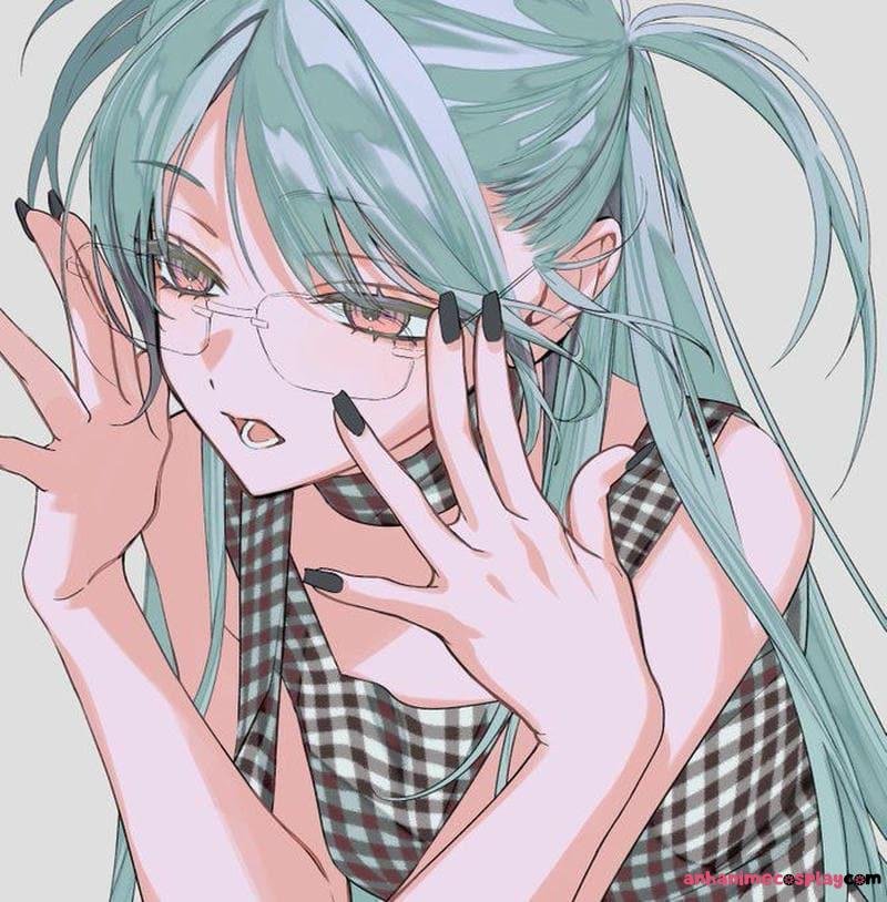 anime nữ đeo kính hot trend