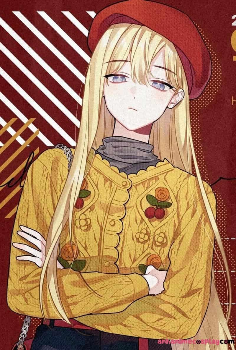 anime nữ tóc vàng lạnh lùng