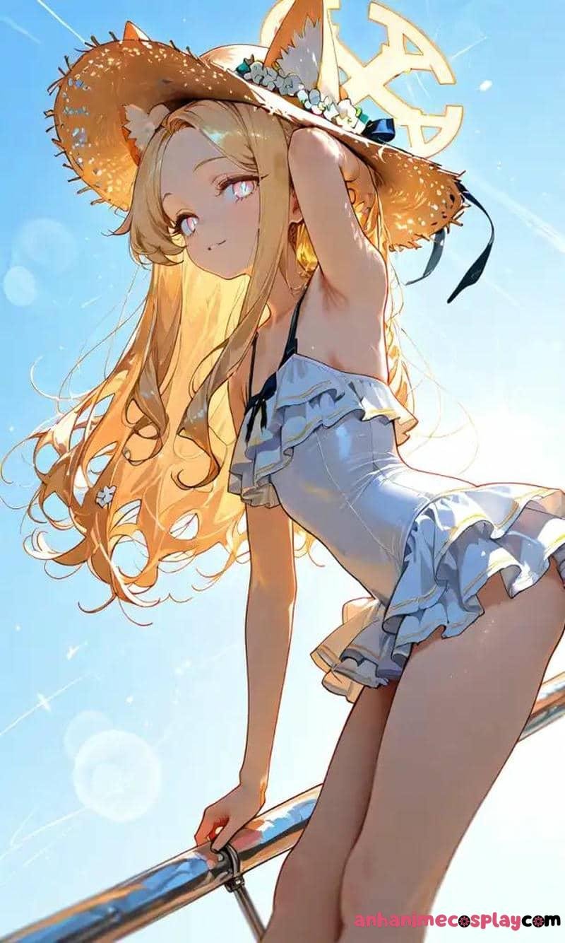 anime tóc vàng cá tính