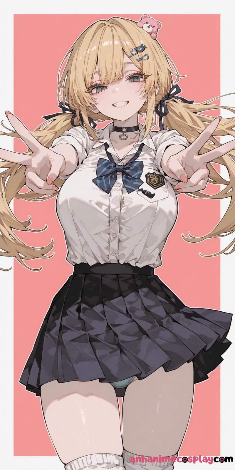 anime tóc vàng cực ấn tượng