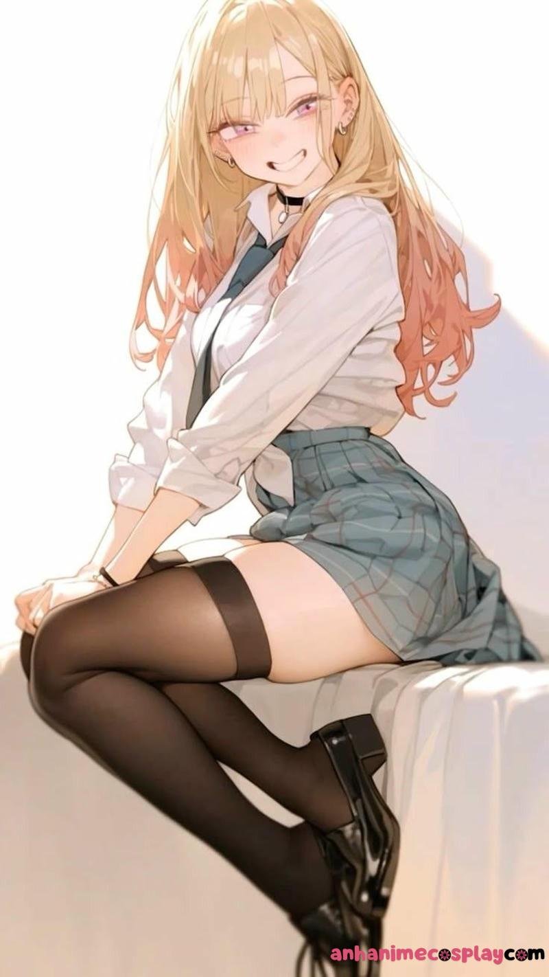 anime tóc vàng cực xinh