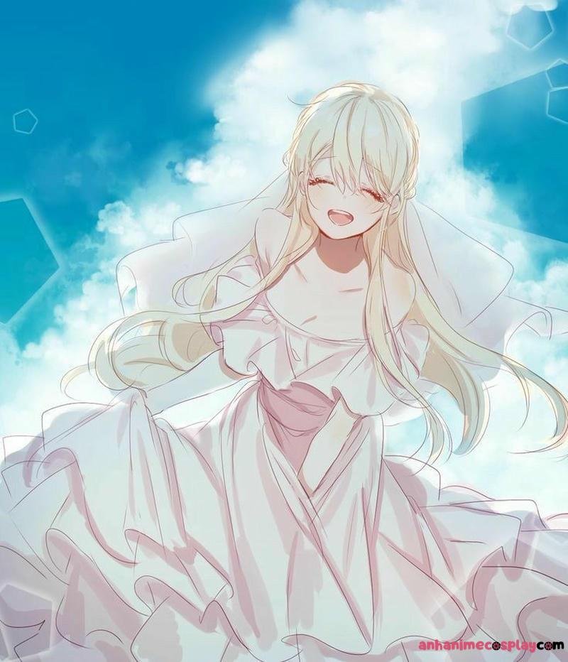 anime tóc vàng dễ thương