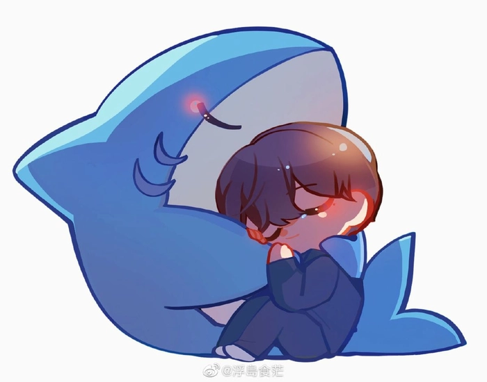 cá mập anime cute