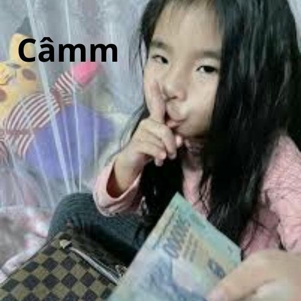 cầm tiền và câm