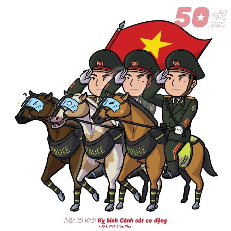chibi học sinh 30 tháng 4
