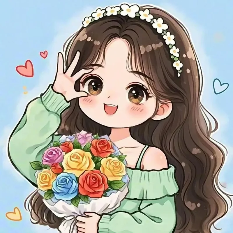 chibi nữ cute ngộ nghĩnh