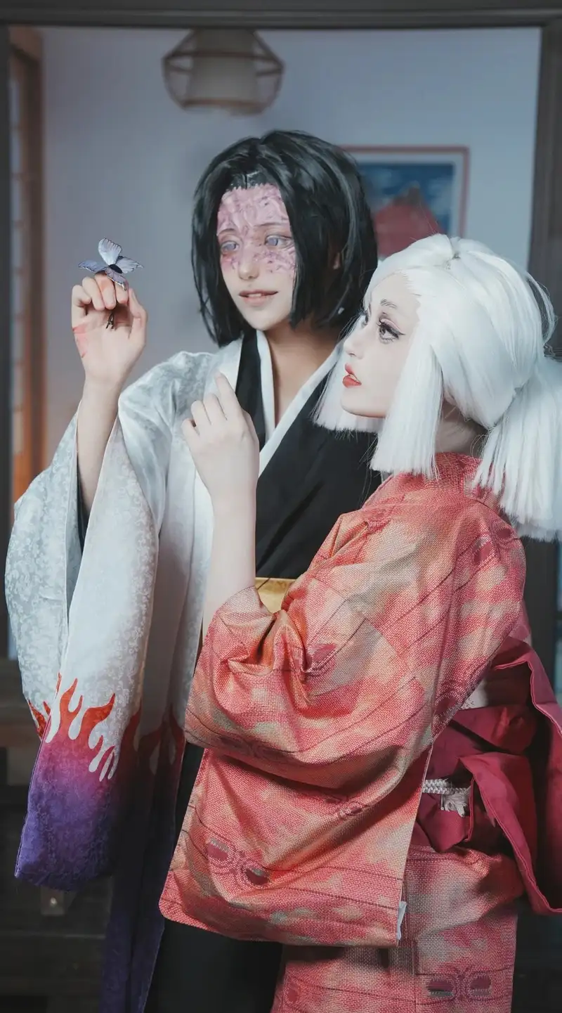 cosplay demon slayer hạ huyền