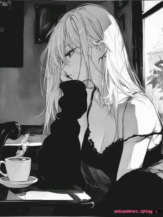 Tuyển tập 231+ ảnh anime nữ trắng đen độc đáo cực chất