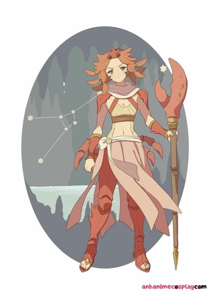 cung cự giải anime cute