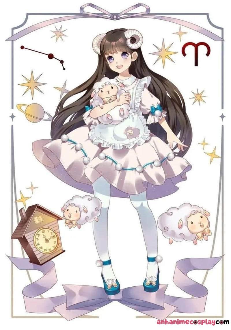 cung kim ngưu nữ anime cute