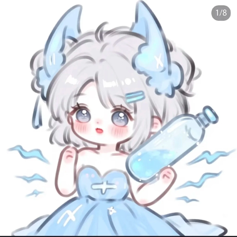 hình ảnh anime bảo bình lung linh
