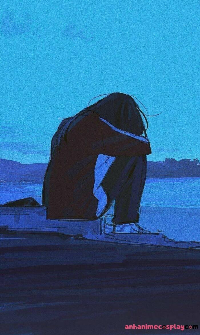 hình ảnh anime buồn về tình yêu sad