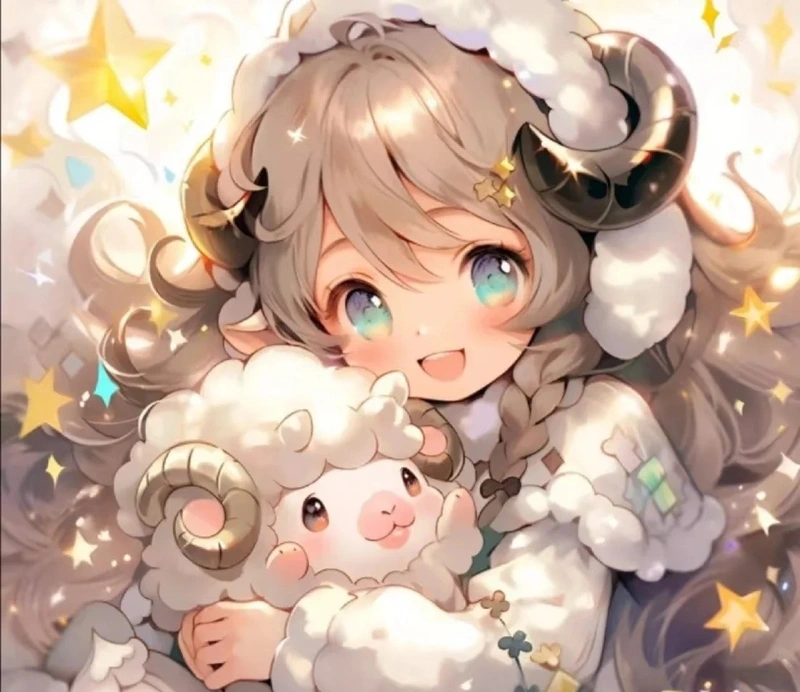 hình ảnh anime cung bạch dương cá tính