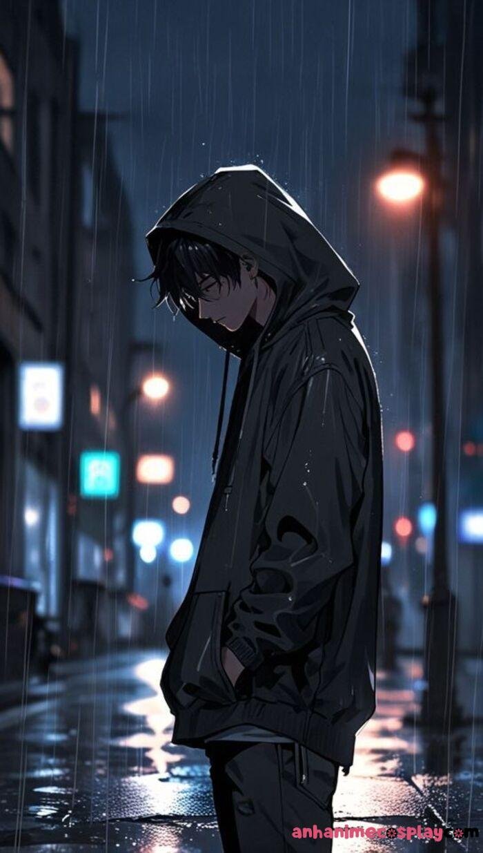 hình ảnh anime thất tình buồn cực đẹp