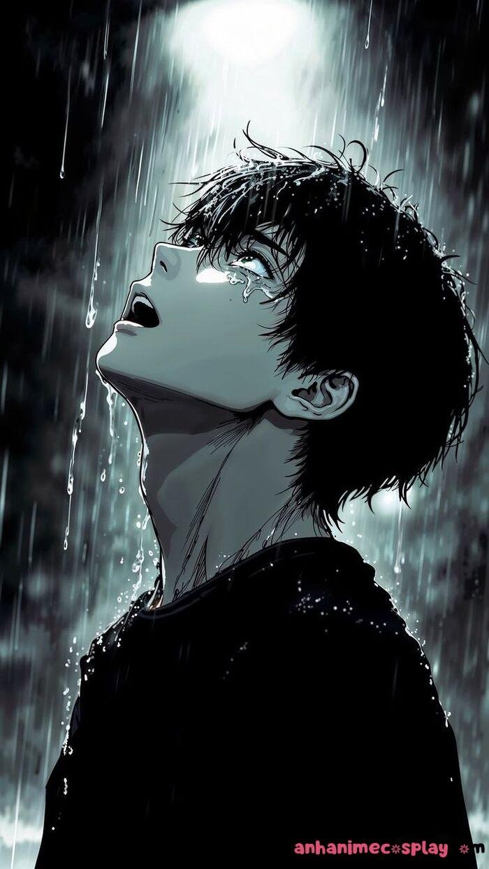 hình ảnh anime thất tình buồn đẹp