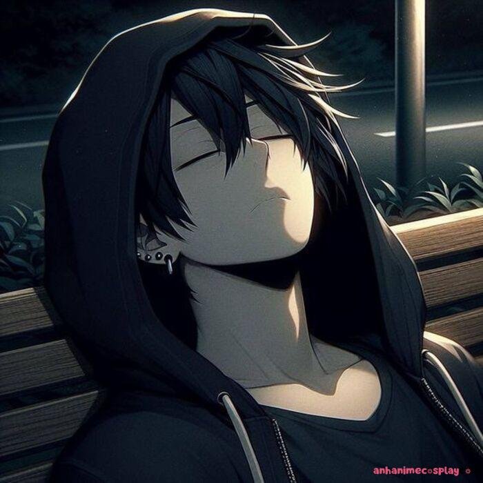 hình ảnh anime thất tình tâm trạng