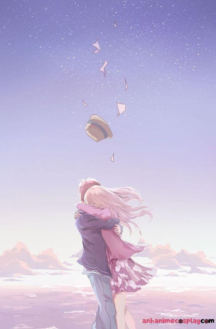 hình ảnh anime tình yêu xinh