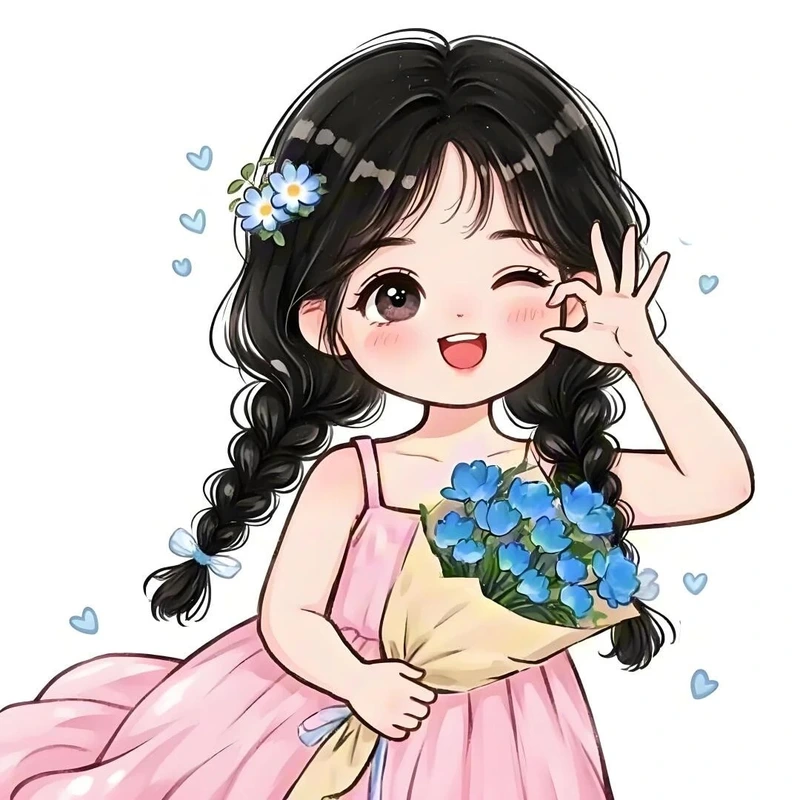 hình ảnh chibi cute nữ đáng yêu