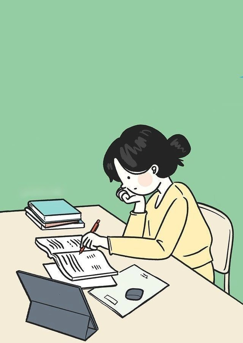 hình ảnh chibi nữ sinh ngộ nghĩnh