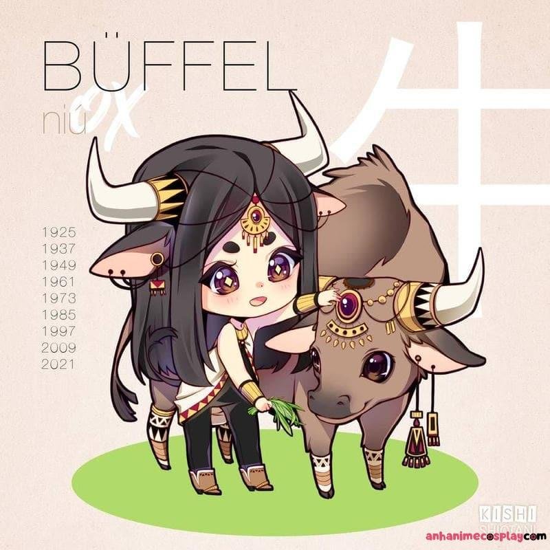 hình ảnh cung kim ngưu nữ anime chibi