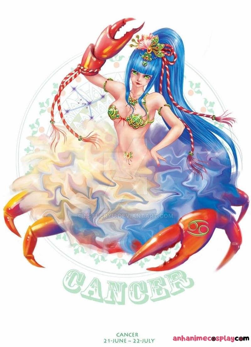 hình ảnh cung song ngư anime cute đẹp