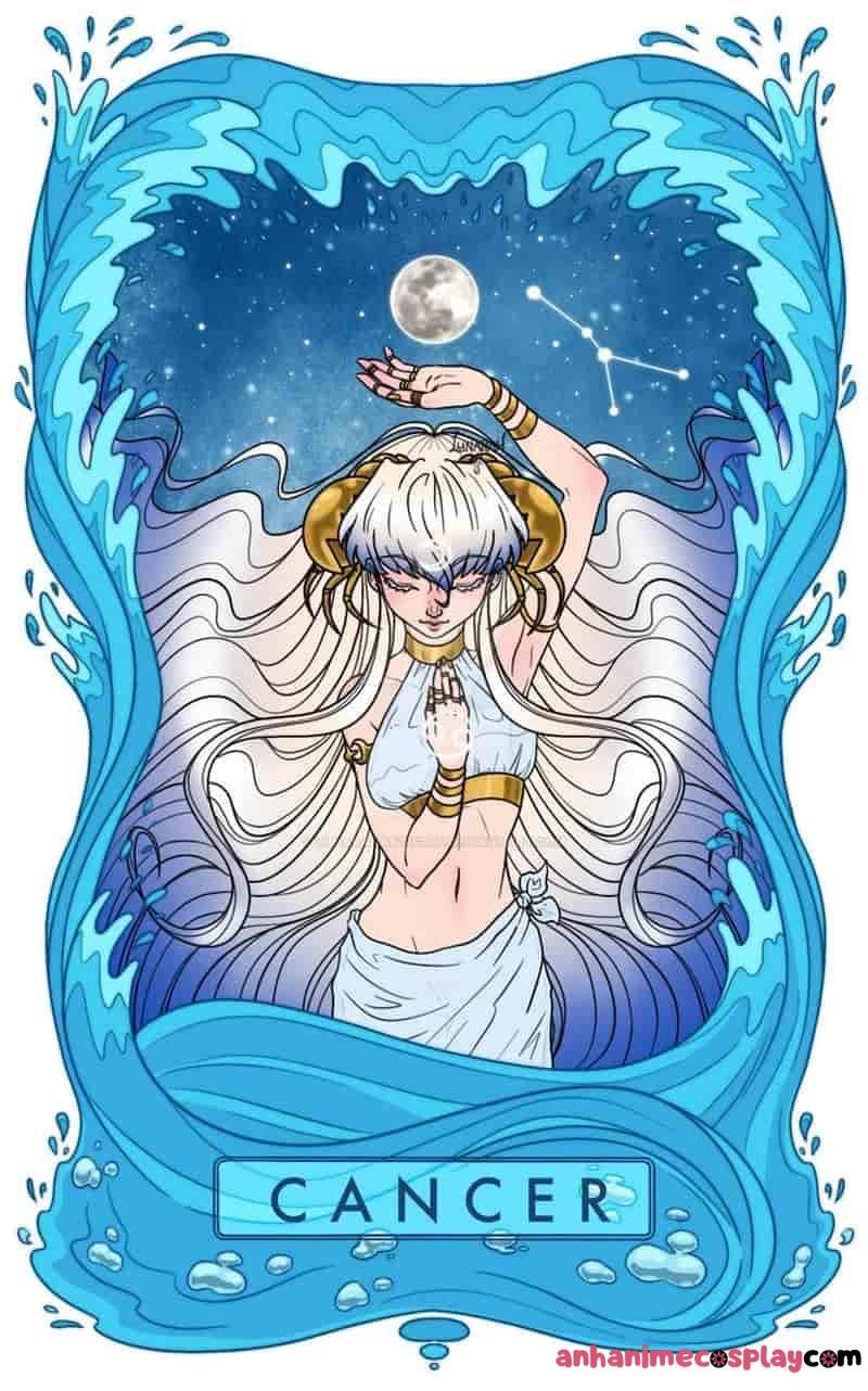 hình ảnh cung song ngư anime cute dẹp