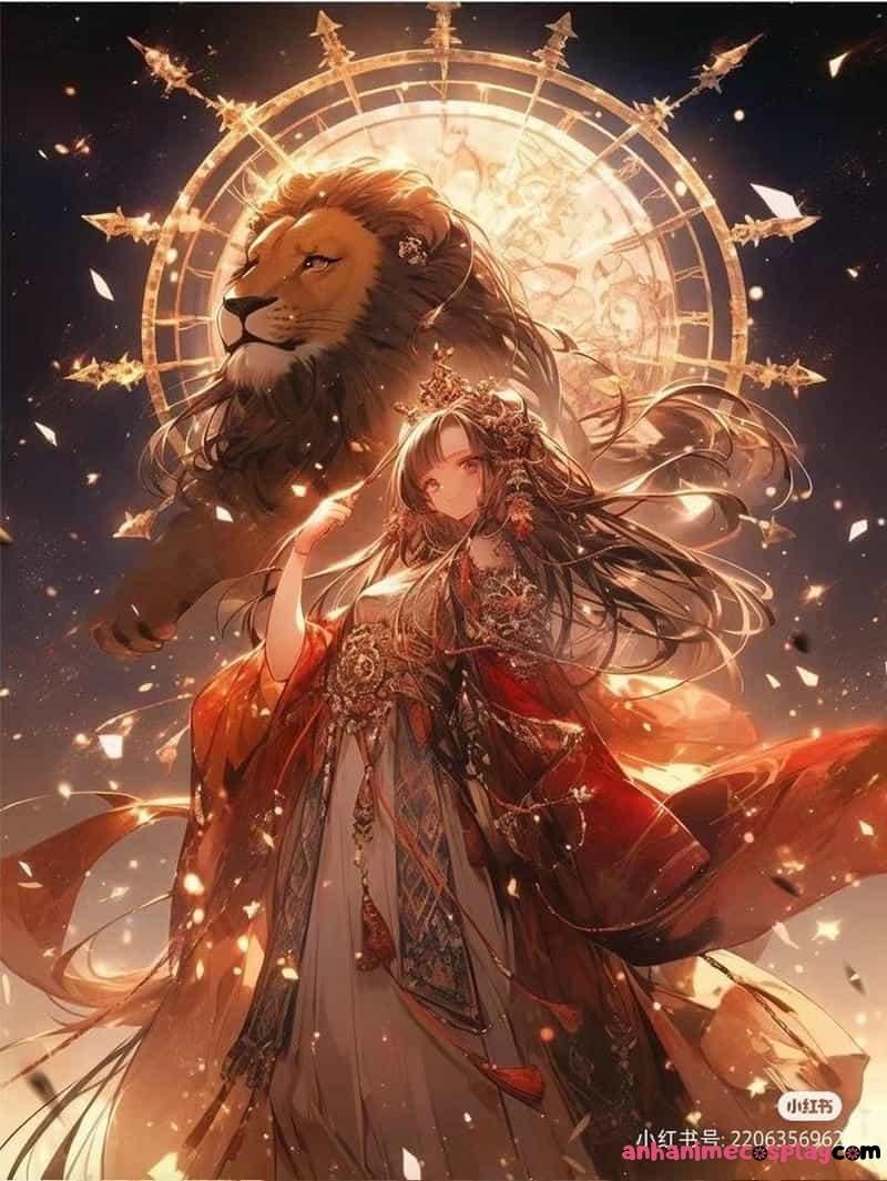 hình ảnh cung sư tử nữ anime đẹp