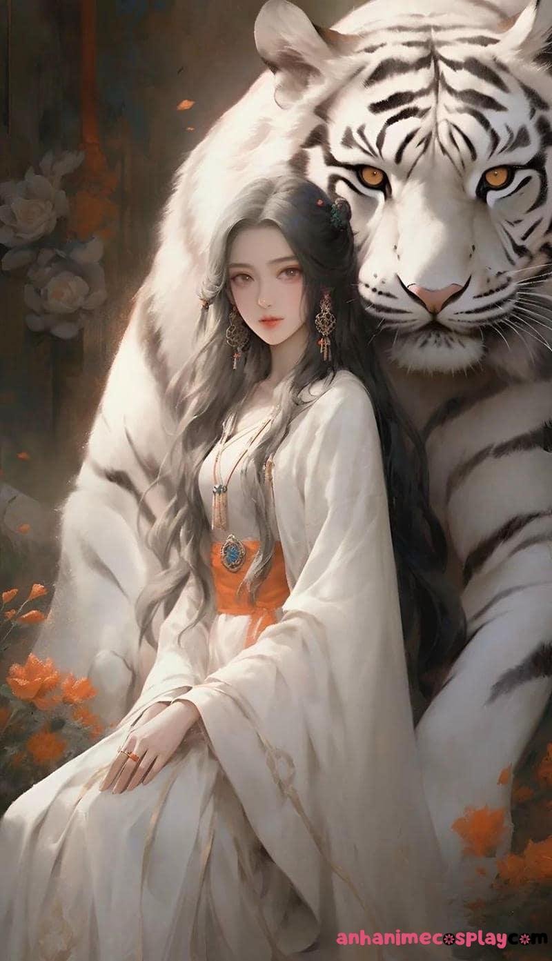 hình ảnh cung sư tử nữ anime thần tiên