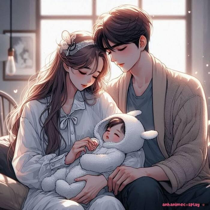 hình ảnh gia đình anime full hd