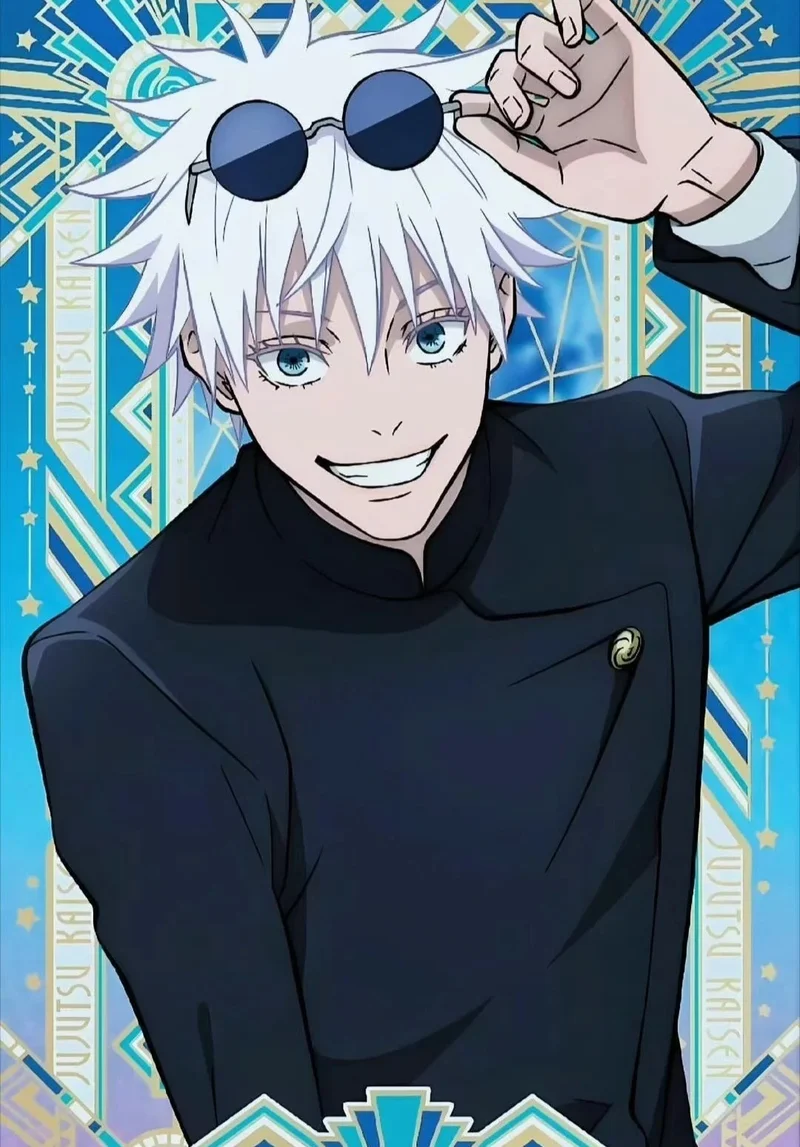 hình ảnh gojo satoru anime nghệ thuật