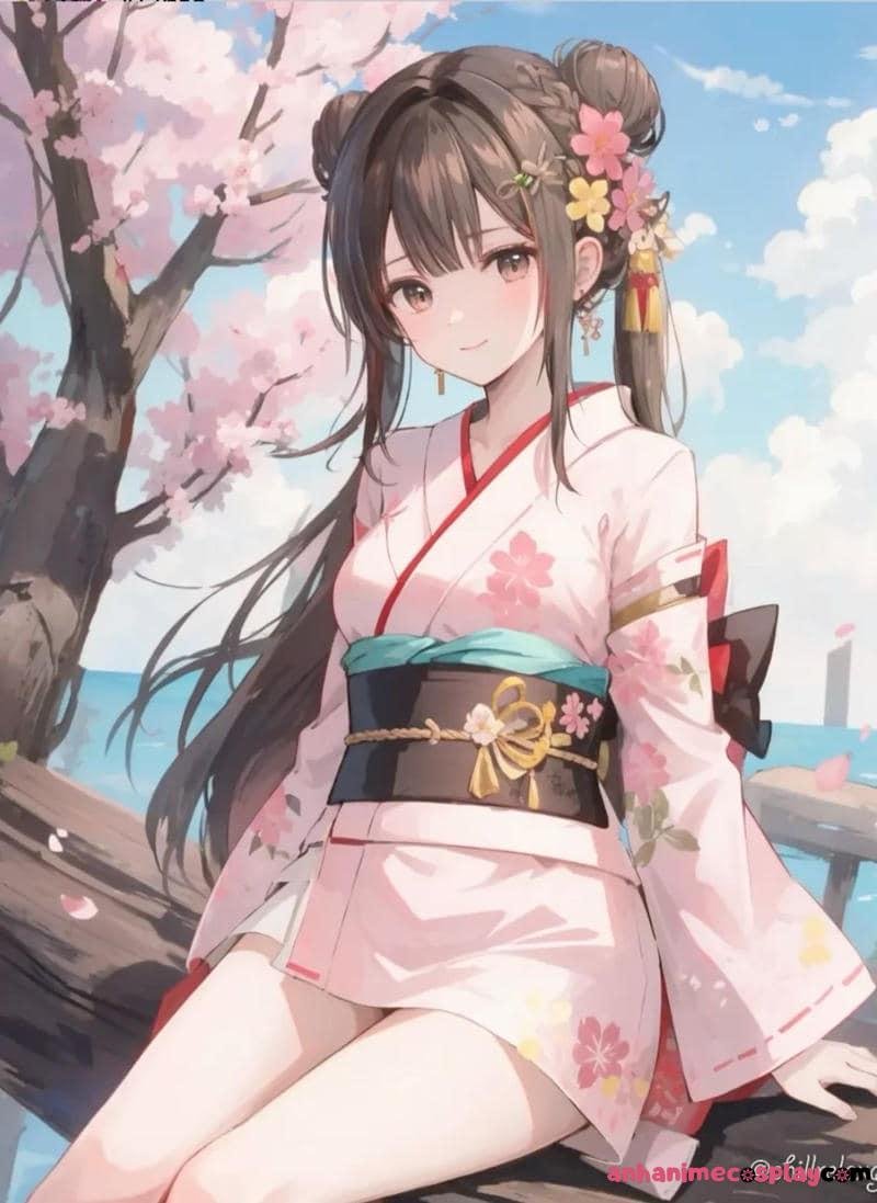 hình ảnh hoa anh đào anime đẹp xinh