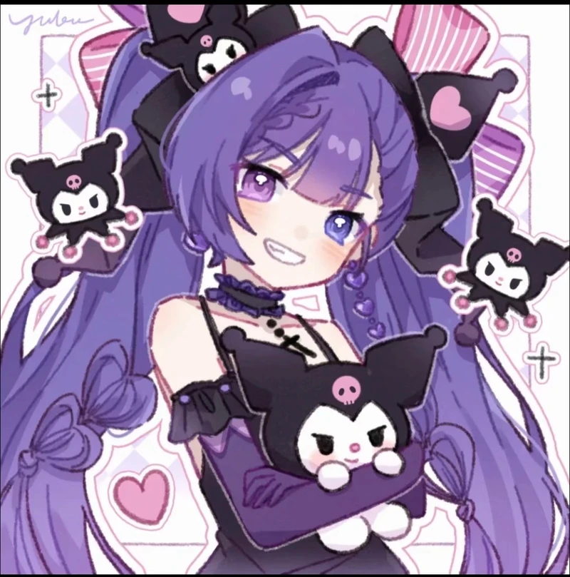 hình ảnh kuromi anime cực đẹp
