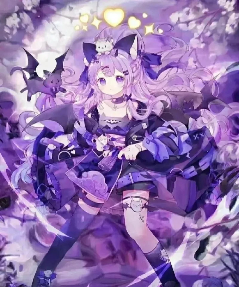 hình ảnh kuromi anime lung linh đẹp