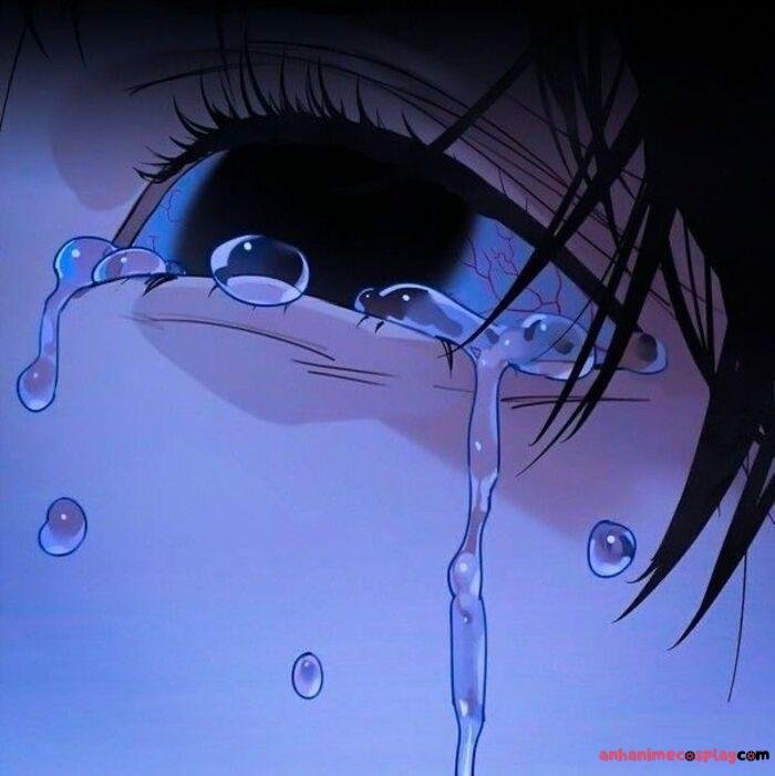 hình ảnh mắt anime khóc đẹp