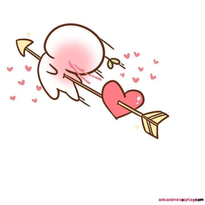 hình ảnh meme bắn tim cute