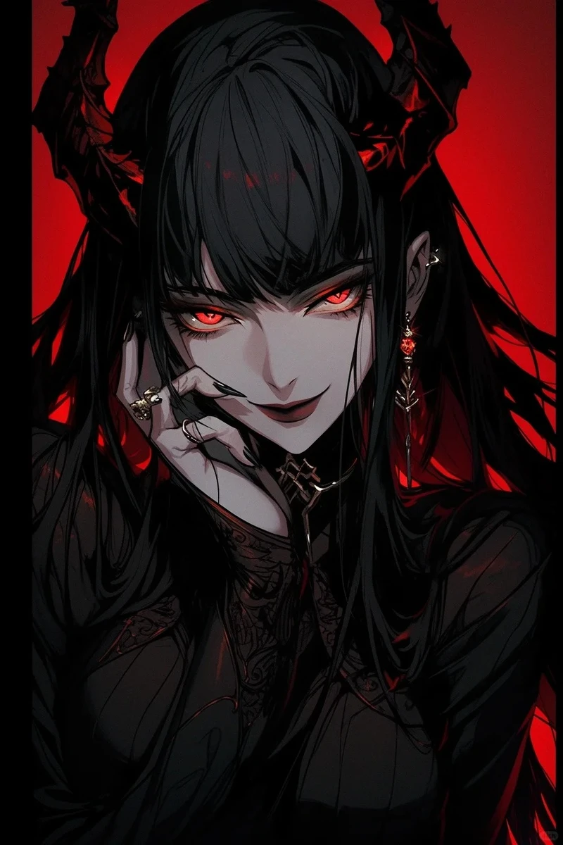 hình anime ác quỷ đầy khí chất