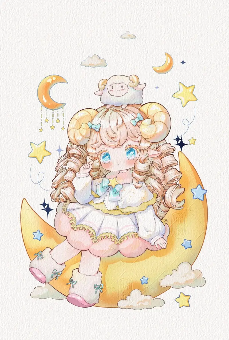 hình anime cung bạch dương
