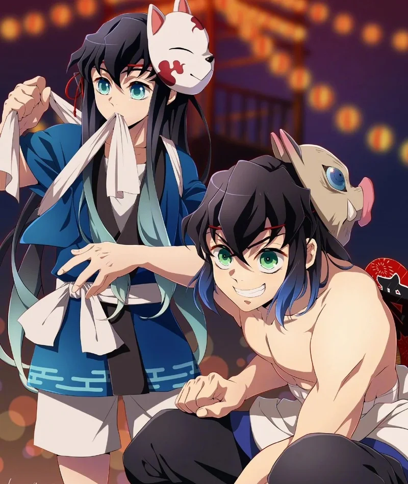 hình anime thanh gươm diệt quỷ độc đáo