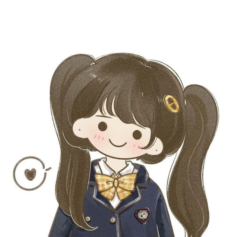 hình chibi học sinh đáng yêu
