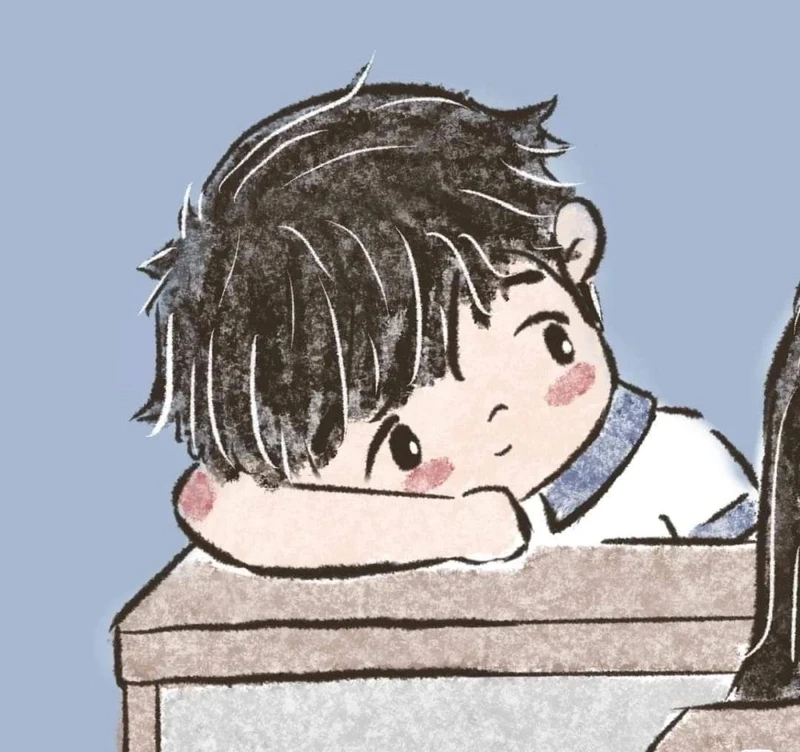 hình chibi học sinh siêu dễ thương