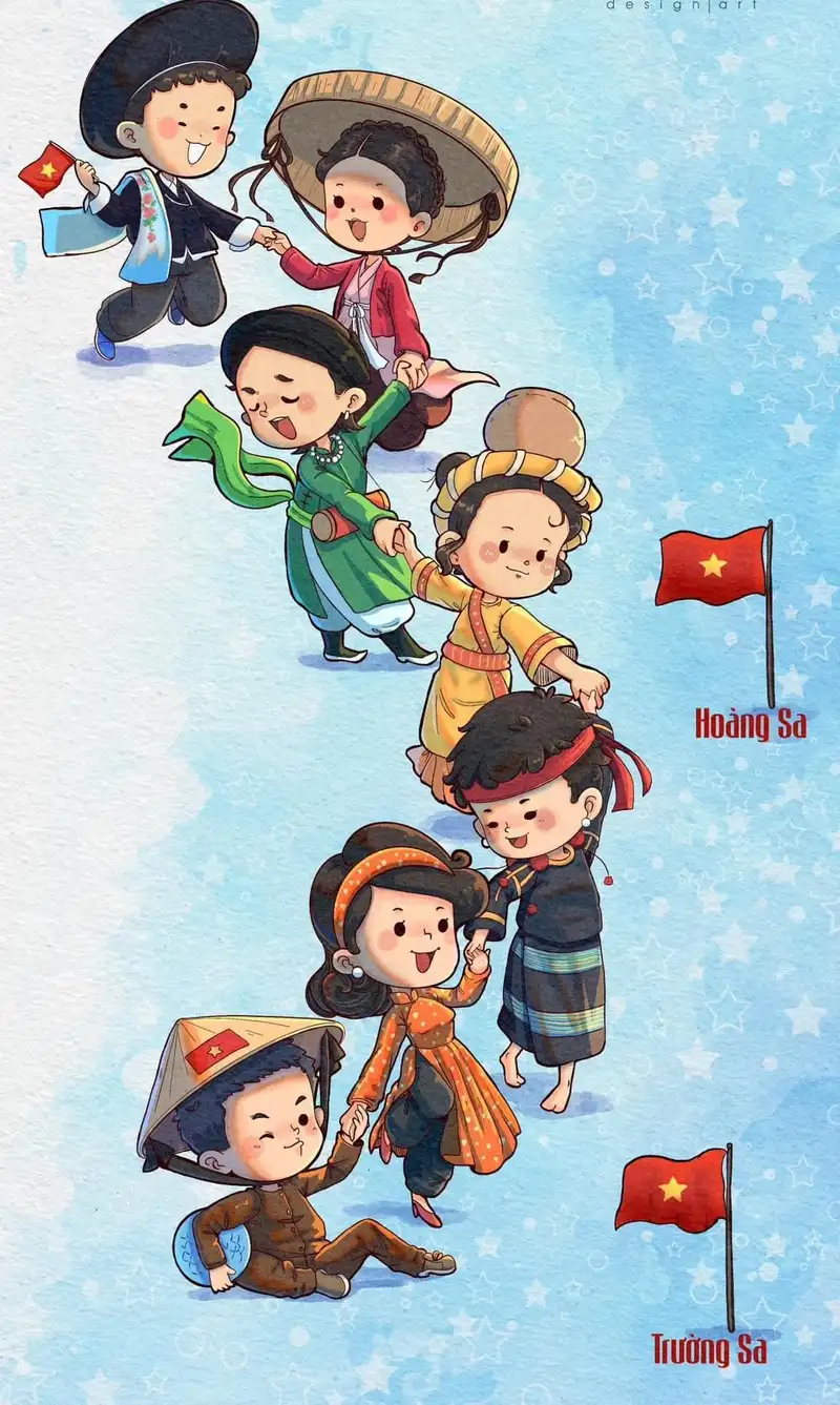hình chibi lễ lớn 30 tháng 4