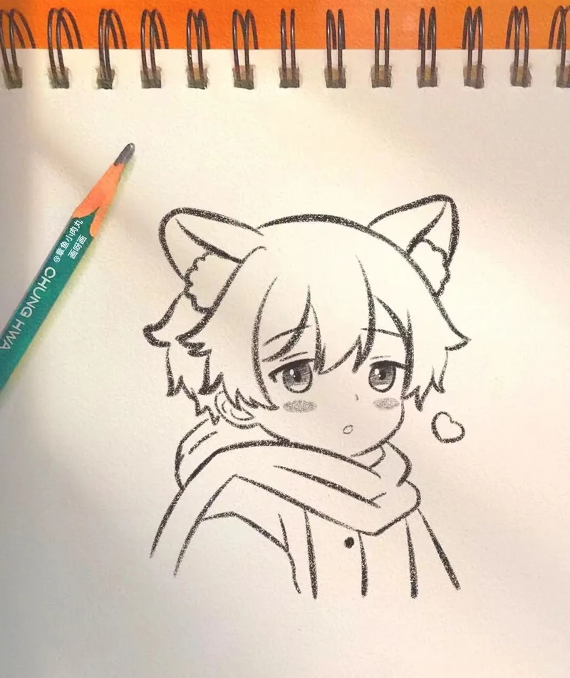 hình chibi nam đáng yêu dễ vẽ