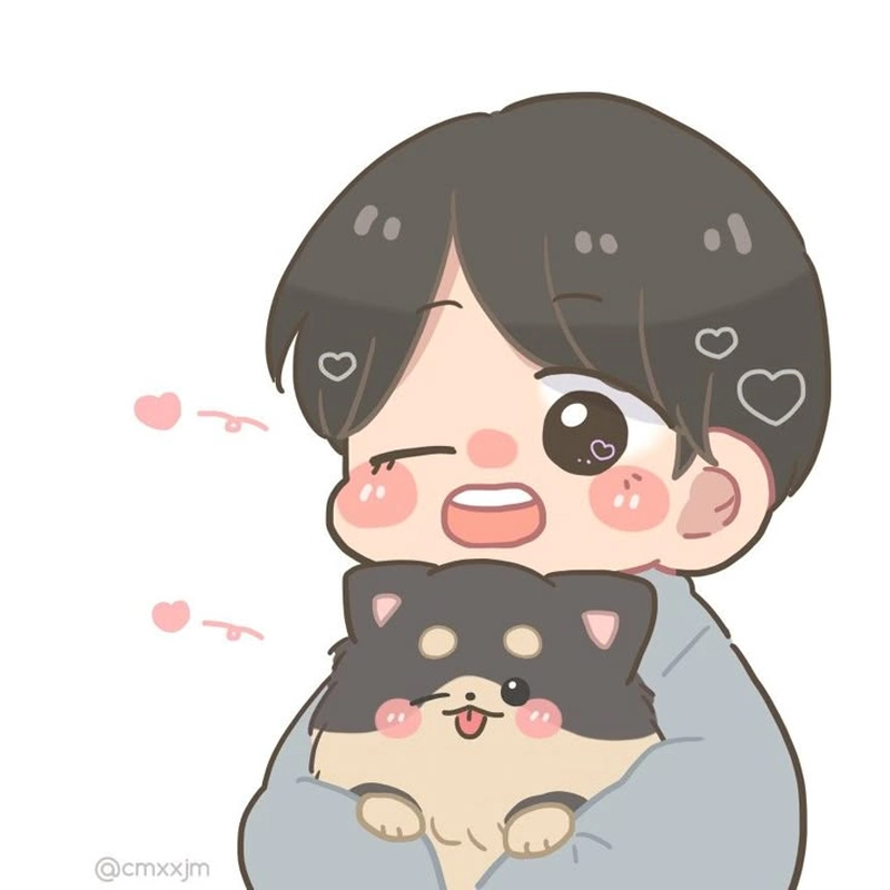 hình chibi nam dễ mến