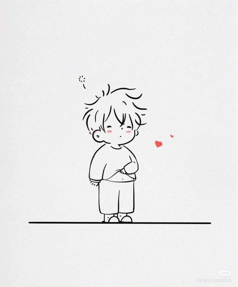 hình chibi nam dễ thương dễ vẽ