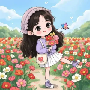 hình chibi nữ dễ thương đáng nhớ