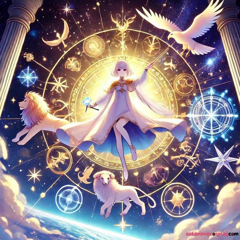 hình cung sư tử nữ anime iu
