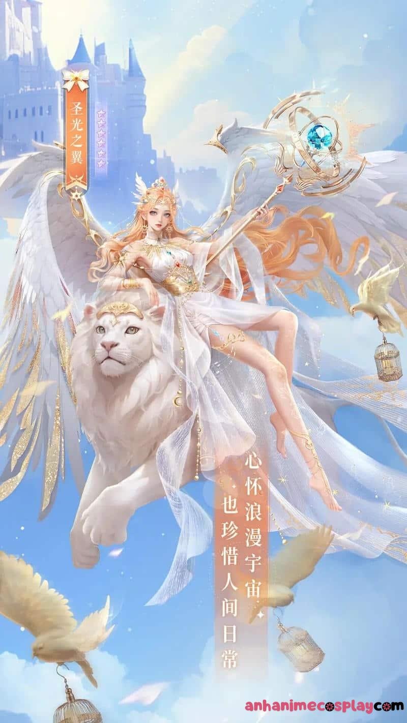hình cung sư tử nữ anime