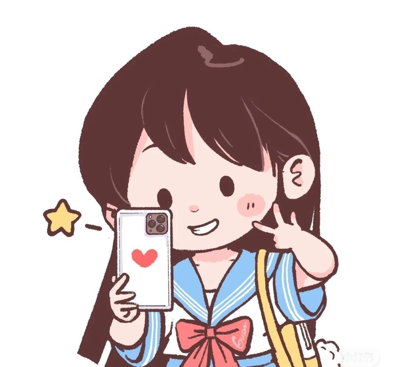 hình học sinh chibi đẹp mắt