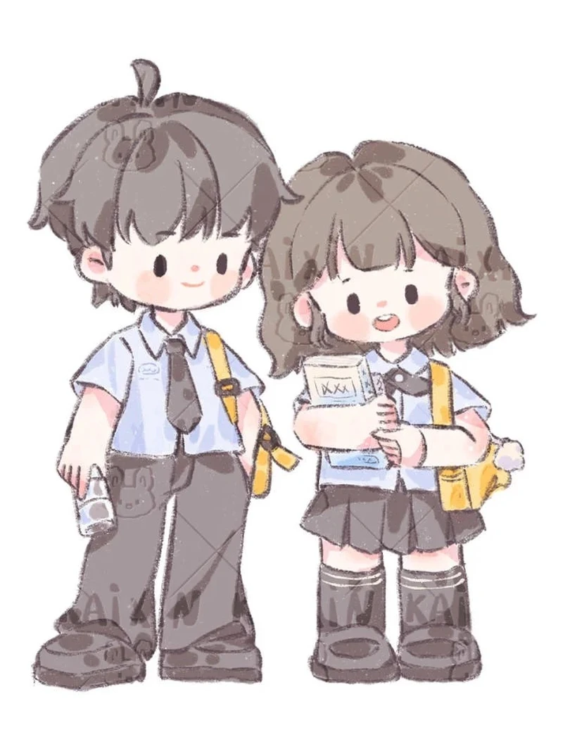 hình học sinh chibi đẹp